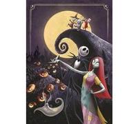 Puzzle adulte disney etrange noel de mr jack 1000 pieces - poster inclus 50x70cm - halloween monstres film - set jeu et carte