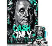 Puzzle Adulte Dollar 1000 pièces pour Adultes et Adolescents, pour Jeu éducatif, défi, Collection d'artistes, Beaux-Arts 50x75cm