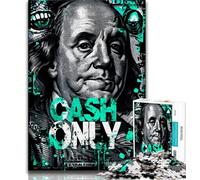 Puzzle Adulte Dollar 1000 pièces, Staycation Kill Time, Chaque pièce est Unique - Jeu Familial Stimulant et Amusant 38x26cm