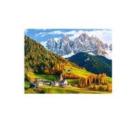 Puzzle Adulte Dolomites Montagne D'Italie - 2000 Pieces - Set Puzzle Collection Paysage Et 1 Carte offerte