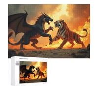 Puzzle Adulte Dragon Versus Tiger Battle, 1000 PCS