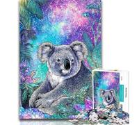Puzzle Adulte Dream Koala 1000 pièces, Cadeaux pour Adultes, Jouets éducatifs, Jeux Anti-Stress, liste de souhaits avec Père Noël 75x50cm