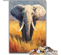 Puzzle Adulte éléphant 2000 pièces, Difficile, à partir de 14 Ans, décoration Murale, Cadeau d'anniversaire de Noël (70x100cm)