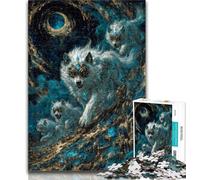 Puzzle Adulte éléphant mystérieux 1000 pièces, Jeu Familial Anti-Stress, défi Difficile, Cadeaux Secrets du Père Noël 50x75cm