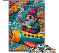 Puzzle Adulte Elfe Barbu dans Un Avion 2000 pièces Difficile, à partir de 14 Ans Décoration Murale Cadeau d'anniversaire de Noël (70x100cm)