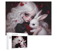 Puzzle Adulte en Bois Alice and The White Rabbit, 500 PCS