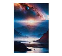 Puzzle Adulte en Bois Alpine Planetary Symphony, Format 300 PCS | Pendant le puzzle : Cadeau puzzle : présent du Nouvel An, activité autour de la table.