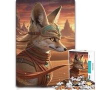 Puzzle Adulte en Bois Desert Fox Warrior, 1000 PCS