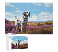 Puzzle Adulte en Bois English Setter, 1000 PCS