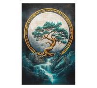 Puzzle Adulte en Bois Full Moon Zen Garden, 1000 PCS