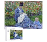 Puzzle Adulte en Bois Madame Monet and Child, 500 PCS