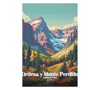 Puzzle Adulte en Bois Ordesa Y Monte Perdido National Park, Format 1000 PCS