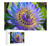 Puzzle Adulte en Bois Passion Flower Bloom, Format 1000 PCS