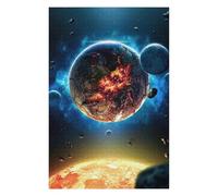 Puzzle Adulte en Bois Planetary Apocalypse Scene, Format 1000 PCS | Cadeau puzzle: repérage visuel pour garder le montage organisé pendant le temps libre.