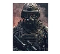 Puzzle Adulte en Bois Special Force Soldier Fire, 500 PCS