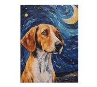 Puzzle Adulte en Plusieurs Pièces English Foxhound Dog Puzzle Familial : Un Défi Difficile, Un pour Les Amis Et La Famille 52x38cm/1000pcs