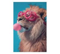 Puzzle Adulte en Plusieurs Pièces Lion Bubblegum Puzzle Familial : Un Défi Difficile, Un pour Les Amis Et La Famille 75x50cm/1000pcs
