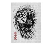 Puzzle Adulte en Plusieurs Pièces Tiger Japan Puzzle Familial : Un Défi Difficile, Un pour Les Amis Et La Famille 52x38cm/1000pcs