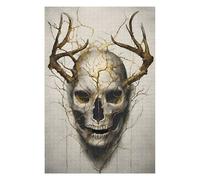 Puzzle Adulte en Plusieurs Pièces Wendigo Mythology Poster Puzzle Familial : Un Défi Difficile, Un pour Les Amis Et La Famille 75x50cm/1000pcs