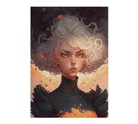 Puzzle Adulte en Plusieurs Pièces Whispering Winds A Mystical Portrait Puzzle Familial : Un Défi Difficile, Un pour Les Amis Et La Famille 38x26cm/1000pcs