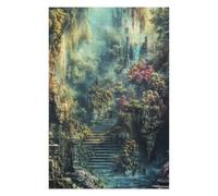 Puzzle Adulte Enchanted Garden Path, 1000 PCS | Cadeau loisir pour fan de puzzle : loisir manuel en intérieur le w nd.