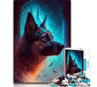 Puzzle Adulte Fable du Berger Allemand 1 000 pièces Design Unique et Dynamique expérience de Puzzle relaxante et stimulante (50x75cm)