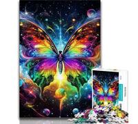 Puzzle Adulte Fantasy Butterfly 1000 pièces pour Adultes et Adolescents Jouet éducatif idéal comme Cadeau pour Toute la Famille 38x26cm