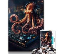 Puzzle Adulte Fantasy Octopus 1000 pièces, Jeu Familial Anti-Stress, défi Difficile, Collection d'artistes, Beaux-Arts (38x26cm)