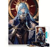 Puzzle Adulte Femme Contre la Montre 1000 pièces,Jeu de Stimulation Cognitive,sans Espace,Assemblage précis,Cadeau d'anniversaire,Casse-tête (38x52cm)