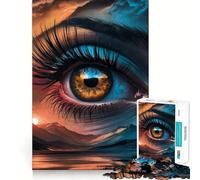 Puzzle Adulte Fenêtre sur l'âme 1000 pièces,Jeu de mémoire Amusant,Assemblage Stable,pièces Qui ne bougent Pas,Format Compact pour des Moments de Jeu en Famille (38x52cm)