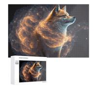 Puzzle Adulte Fiery Wolf Spirit, Format 1000 PCS