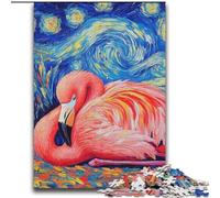 Puzzle Adulte Flamingo Night Sky 2000 pièces, Jouet éducatif et Anti-Stress, idéal comme Cadeau pour Toute la Famille (70x100cm)