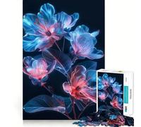Puzzle Adulte Fleur de Prunier 1000 pièces Casse-tête Relaxant Motif à Assembler Cadeau de Noël (38x52cm)