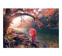Puzzle adulte fleuve katsura et le lever du soleil - 1000 pieces - educa collection japon G