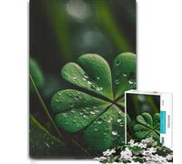 Puzzle Adulte Four Leaf Clover 1000pcs (70x50cm) | Un cadeau pour amateur de puzzles pour les w nds au chaud, parfait pour les journées au chaud.