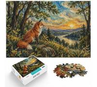Puzzle Adulte Fox in A Van Gogh-Style Forest 1000pcs (38x26cm) Loisir | Pour les loisirs pendant les fêtes : ce puzzle adulte 1000 pièces se prête aux moments tranquilles entre les fêtes.