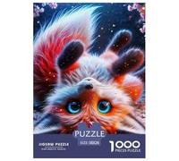 Puzzle Adulte FoxPuzzles 1000 Pièces Défi Jouet Puzzle Décoratif Wildlife Theme Puzzles Cadeaux pour Les Mères pour Adultes Enfants 38x26cm/1000pcs