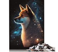 Puzzle Adulte Galaxy Colour Shiba Inu 1000 pièces, Jeu de Bricolage, Puzzles pour Femmes et Enfants, Cadeau de Noël, 1000 pièces (75 x 50 cm)