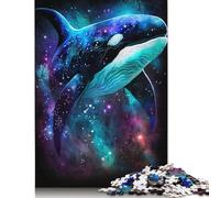 Puzzle Adulte Galaxy Killer Whale 500 pièces, Puzzle Difficile pour Adultes, pour Les Amis et la Famille (500 pièces, 52 x 38 cm)