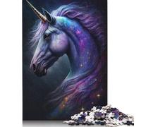 Puzzle Adulte Galaxy Unicorn, 1000 pièces (75 x 50 cm), en Carton 100% recyclé, idéal pour Les Enfants et Les Adultes, idéal comme Cadeau de Noël.