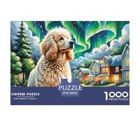 Puzzle Adulte GoldendoodlePuzzles 1000 Pièces Défi Jouet Puzzle Décoratif Scenic Scene Theme Puzzles Cadeaux pour Hommes Adultes Et Enfants À Partir De 14 Ans 38x26cm/1000pcs