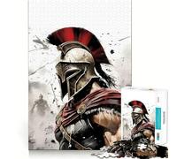Puzzle Adulte Guerrier Soldat 1000 pièces,Jeu de réflexion,Cadeau,découpe de Haute précision,activité relaxante à Faire en Groupe à l'intérieur (38x26cm)
