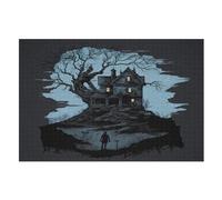 Puzzle Adulte Horror Art 1000 Pièces pour EnfFourmis À Partir De 12 Ans Puzzles en Bois Casse-tête （75×50cm）