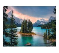 Puzzle Adulte : Ile De L'Esprit 2000 Pieces - Collection Canada - Lac - Paysage De Montagne - Ravensburger