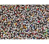 Puzzle Adulte Impossible - 1000 Pieces - Mickey - Collection Dessin animé + 1 Carte Tigre