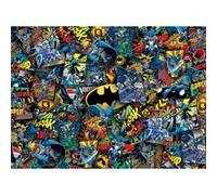 Puzzle Adulte Impossible Batman - 1000 Pieces - Avengers Batman Joker Robin Batmobile - Collection Super Heroes Avengers