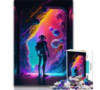 Puzzle Adulte Into The Universe 1 000 pièces pour Adolescents Jeu éducatif Jouet décoration d'intérieur Unique et Cadeaux 26x38cm