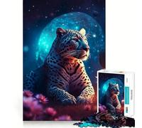 Puzzle Adulte Jaguar Blanc sur Mars 1000 pièces,Jeu de réflexion,Cadeau,découpe de Haute précision,activité relaxante à Faire en Groupe à l'intérieur (50x75cm)