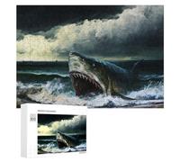 Puzzle Adulte Jaws The Great White Shark, Format 300 PCS