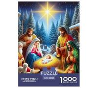 Puzzle Adulte JésusPuzzle 1000 Pièces Jeu Éducatif Qualité Supérieure 1000 Pièces SauveurPuzzles Cadeaux pour Femmes pour Adultes Et Enfants À Partir De 12 Ans 38x26cm/1000pcs